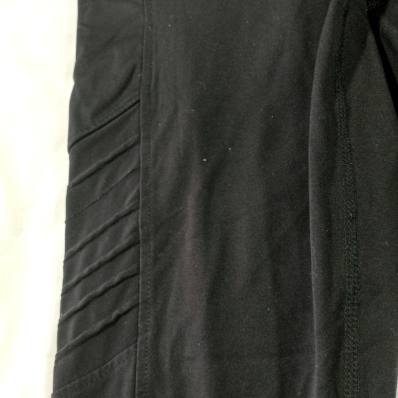 Moto Ankle Leggings black size Large - Picture 6 of 10